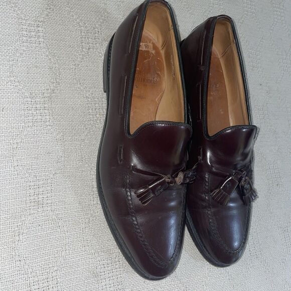 Allen Edmonds Grayson Men’s Dress Loafers Sz 11 B Brown Leather Business Formal - Picture 4 of 12